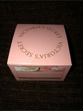 Victoria's Secret Pink Coconut Milk & Rose Body Scrub Jar